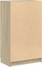 vidaXL - Schoenenkast - 59x35x100 - cm - bewerkt - hout - sonoma - eikenkleurig