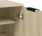 vidaXL - Schoenenkast - 59x35x100 - cm - bewerkt - hout - sonoma - eikenkleurig