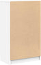 vidaXL - Schoenenkast - 59x35x100 - cm - bewerkt - hout - wit