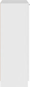 vidaXL - Schoenenkast - 59x35x100 - cm - bewerkt - hout - wit