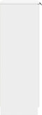 vidaXL - Schoenenkast - 59x35x100 - cm - bewerkt - hout - wit