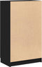 vidaXL - Schoenenkast - 59x35x100 - cm - bewerkt - hout - zwart