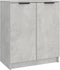 vidaXL - Schoenenkast - 59x35x70 - cm - bewerkt - hout - betongrijs