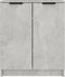 vidaXL - Schoenenkast - 59x35x70 - cm - bewerkt - hout - betongrijs