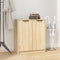vidaXL - Schoenenkast - 59x35x70 - cm - bewerkt - hout - gerookt - eikenkleurig