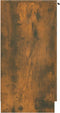 vidaXL - Schoenenkast - 59x35x70 - cm - bewerkt - hout - gerookt - eikenkleurig