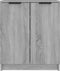 vidaXL - Schoenenkast - 59x35x70 - cm - bewerkt - hout - grijs - sonoma - eikenkleurig