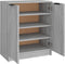 vidaXL - Schoenenkast - 59x35x70 - cm - bewerkt - hout - grijs - sonoma - eikenkleurig