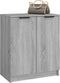 vidaXL - Schoenenkast - 59x35x70 - cm - bewerkt - hout - grijs - sonoma - eikenkleurig