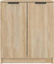 vidaXL - Schoenenkast - 59x35x70 - cm - bewerkt - hout - sonoma - eikenkleurig