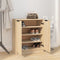 vidaXL - Schoenenkast - 59x35x70 - cm - bewerkt - hout - sonoma - eikenkleurig