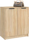 vidaXL - Schoenenkast - 59x35x70 - cm - bewerkt - hout - sonoma - eikenkleurig