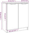 vidaXL - Schoenenkast - 59x35x70 - cm - bewerkt - hout - sonoma - eikenkleurig