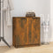 vidaXL - Schoenenkast - 59x35x70 - cm - bewerkt - hout - wit