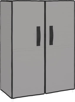 vidaXL - Schoenenkast - 60x28x90 - cm - stof - grijs