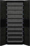 vidaXL - Schoenenkast - 60x28x90 - cm - stof - grijs