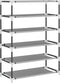 vidaXL - Schoenenkast - 60x28x90 - cm - stof - grijs