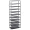 vidaXL - Schoenenkast - 60x30x166 - cm - stof - zwart