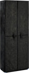 vidaXL - Schoenenkast - 60x30x166 - cm - stof - zwart