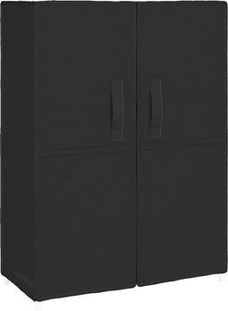vidaXL - Schoenenkast - 60x30x90 - cm - stof - zwart