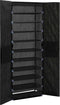 vidaXL - Schoenenkast - 60x30x90 - cm - stof - zwart