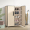 vidaXL - Schoenenkast - 60x30x90 - cm - stof - zwart