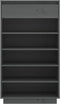 vidaXL - Schoenenkast - 60x34x105 - cm - massief - grenenhout - grijs