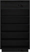 vidaXL - Schoenenkast - 60x34x105 - cm - massief - grenenhout - zwart