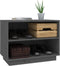 vidaXL - Schoenenkast - 60x34x45 - cm - massief - grenenhout - grijs
