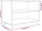 vidaXL - Schoenenkast - 60x34x45 - cm - massief - grenenhout - grijs