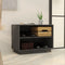 vidaXL - Schoenenkast - 60x34x45 - cm - massief - grenenhout - grijs