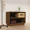 vidaXL - Schoenenkast - 60x34x45 - cm - massief - grenenhout - honingbruin
