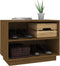 vidaXL - Schoenenkast - 60x34x45 - cm - massief - grenenhout - honingbruin
