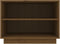 vidaXL - Schoenenkast - 60x34x45 - cm - massief - grenenhout - honingbruin