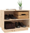 vidaXL - Schoenenkast - 60x34x45 - cm - massief - grenenhout