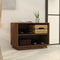 vidaXL - Schoenenkast - 60x34x45 - cm - massief - grenenhout - honingbruin