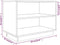 vidaXL - Schoenenkast - 60x34x45 - cm - massief - grenenhout - zwart