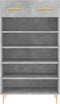 vidaXL - Schoenenkast - 60x35x105 - cm - bewerkt - hout - betongrijs
