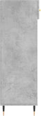 vidaXL - Schoenenkast - 60x35x105 - cm - bewerkt - hout - betongrijs