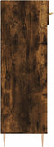 vidaXL - Schoenenkast - 60x35x105 - cm - bewerkt - hout - gerookt - eikenkleurig