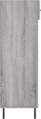 vidaXL - Schoenenkast - 60x35x105 - cm - bewerkt - hout - grijs - sonoma - eikenkleur