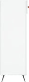 vidaXL - Schoenenkast - 60x35x105 - cm - bewerkt - hout - hoogglans - wit