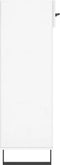 vidaXL - Schoenenkast - 60x35x105 - cm - bewerkt - hout - hoogglans - wit