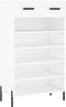 vidaXL - Schoenenkast - 60x35x105 - cm - bewerkt - hout - wit