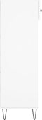 vidaXL - Schoenenkast - 60x35x105 - cm - bewerkt - hout - wit