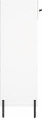 vidaXL - Schoenenkast - 60x35x105 - cm - bewerkt - hout - wit