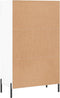 vidaXL - Schoenenkast - 60x35x105 - cm - bewerkt - hout - wit