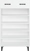 vidaXL - Schoenenkast - 60x35x105 - cm - bewerkt - hout - wit