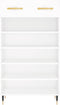 vidaXL - Schoenenkast - 60x35x105 - cm - bewerkt - hout - wit