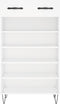vidaXL - Schoenenkast - 60x35x105 - cm - bewerkt - hout - wit